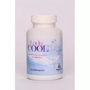 Lady Cool barátcserjét, ashwagandát tartalmazó kapszula 60 db