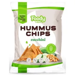 Foody Free gluténmentes hummus chips cukkinivel 50 g - Bio és natúr élelmiszerek