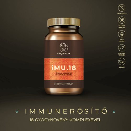 Myrobalan imu.18 immunerősítő gyógynövény-komplex vegán kapszula 60 db