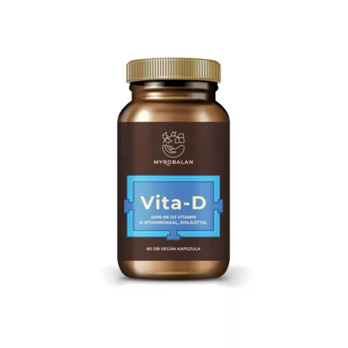 Myrobalan Vita-D D3 vitamin+K1+K2+Shilajit 60 db - 