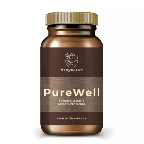 Myrobalan purewell béltisztító gyógynövény-komplex vegán kapszula 60 db Ingyenes szállítással!!! - 