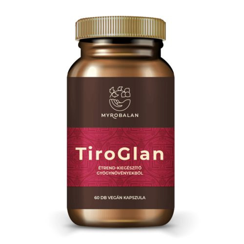 Myrobalan tiroglan pajzsmirigy-alulműködés elleni gyógynövény-komplex vegán kapszula 60 db