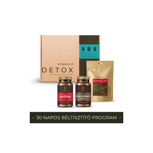 Myrobalan Detox - 30 napos béltisztító program  - Ingyenes szállítással! - Bio és natúr étrendkiegészítők
