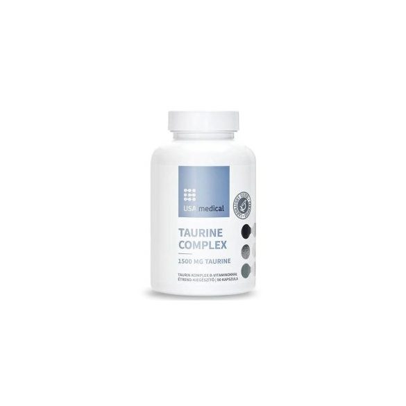 Usa Medical Taurine Complex - Taurin Komplex Kapszula B-Vitaminokkal 1500Mg 90Db