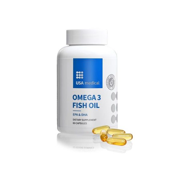 Usa Medical omega 3 fish oil kapszula 60 db