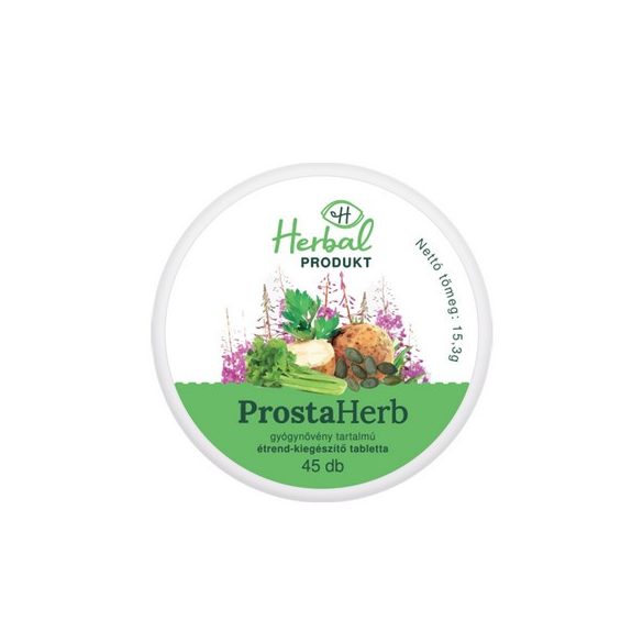 Herbalprodukt prostaherb gyógynövény tartalmú étrend-kiegészítő tabletta 45 db