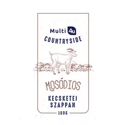 Multi 4u countryside kecsketej szappan mosódiós 100 g - 