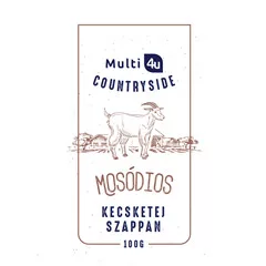 Multi 4u countryside kecsketej szappan mosódiós 100 g - 