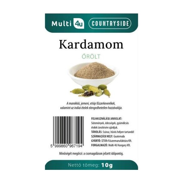 Multi 4u countryside kardamom zöld egész 10 g