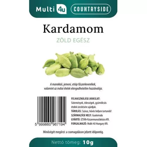 Multi 4u countryside kardamom zöld egész 10 g
