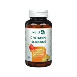 Multi 4u C 1000+D 4000 vitamin tabletta 90db - 