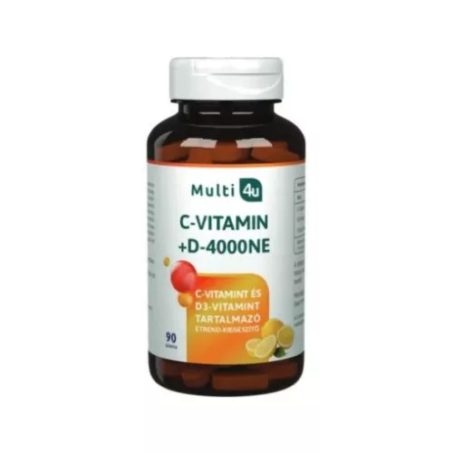 Multi 4u C 1000+D 4000 vitamin tabletta 90db - 