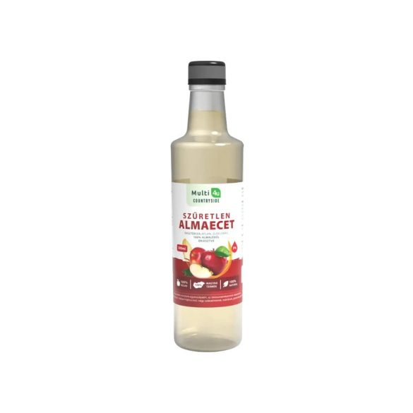 Multi 4u countryside szűretlen almaecet 500 ml