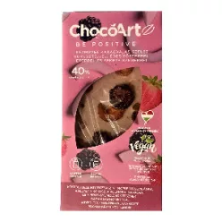 Chocoartz be positive rózsaszín kakaóvajas szelet 70 g - Bio és natúr élelmiszerek
