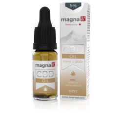 Magna CBD Olaj (kendermagolajban) 5 % (10ml) - Bio és natúr étrendkiegészítők