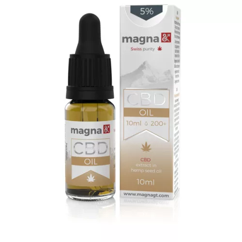 Magna G&T  5% cbd kendermagolajban 10 ml - Bio és natúr étrendkiegészítők
