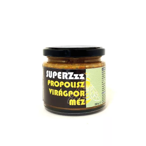 Superzzz - Propoliszos Mézkészítmény - Propolisz+Virágpor+Méz 250G - 