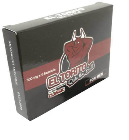 El Torito - étrendkiegészítő kapszula férfiaknak (6 db)