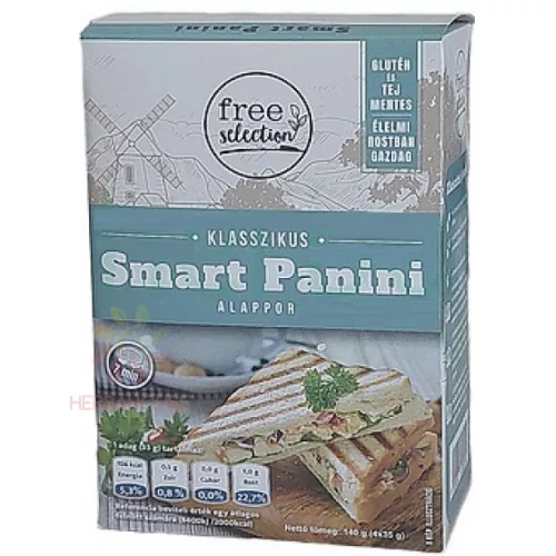 Gluténmentes Free Selection Klasszikus Panini Lisztkeverék 140G – Új termékek