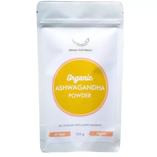 Happy Naturals organic ashwagandha por 125 g - 