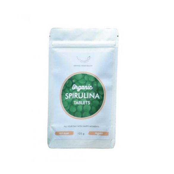 Happy Naturals organic spirulina tabletta 125 g