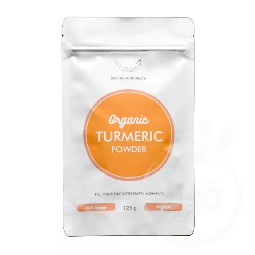 Happy Naturals organic kurkuma por 125 g - 