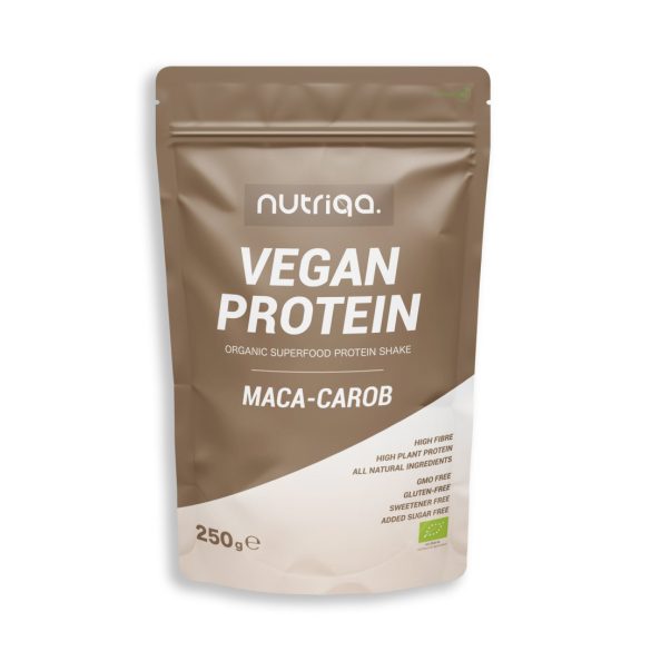 NUTRIQA VEGÁN PROTEIN MACA-CAROB 250G