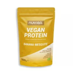 BIO VEG. PROTEIN MIX BANÁN-MESQUITE 500G - Bio és natúr étrendkiegészítők