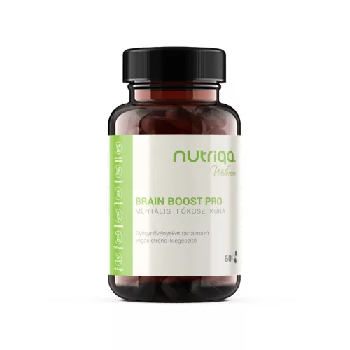 NUTRIQA BRAIN BOOST PRO 60DB - Bio és natúr étrendkiegészítők