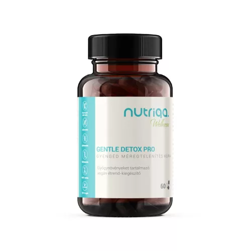 NUTRIQA GENTLE DETOX PRO 60DB - Bio és natúr étrendkiegészítők