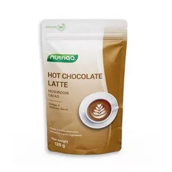 Nutriqa bio koffeinmentes vegán gomba-kakaó latte 125 g