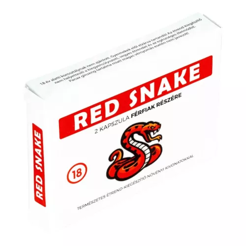 Red Snake - étrendkiegészítő kapszula férfiaknak (2db) - Bio és natúr intim termékek