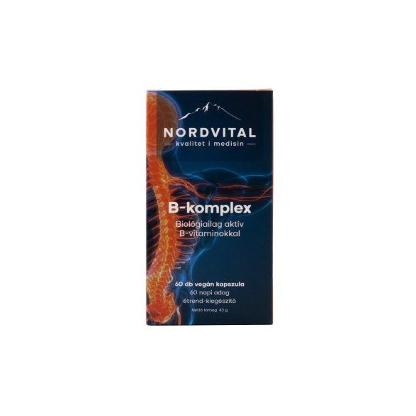 Nordvital b-komplex vegán kapszula 60 db