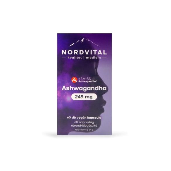 Nordvital ashwagandha 249mg kapszula 60 db