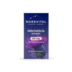 Nordvital máriatövis komplex 210mg kapszula 60 db - 
