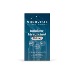 Nordvital kalcium-biszglicinát 75mg kapszula 60 db - Bio és natúr étrendkiegészítők