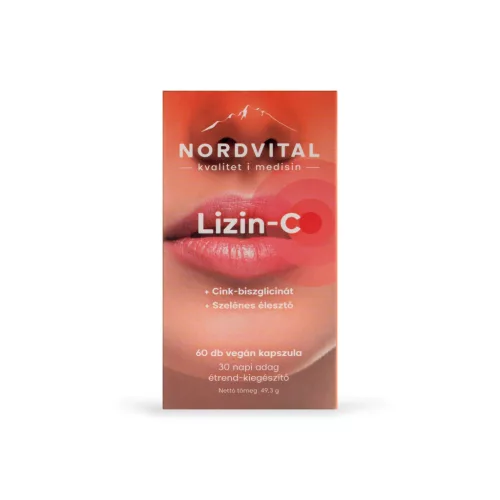 Nordvital lizin-c vegán kapszula 60 db - 