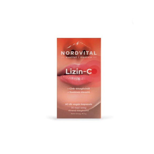 Nordvital lizin-c vegán kapszula 60 db