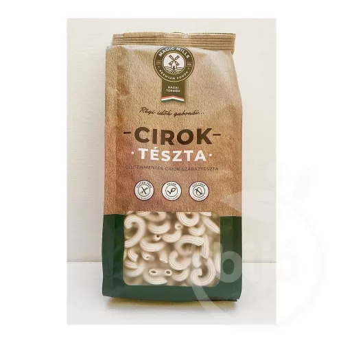 Magic Mills gluténmentes cirok száraztészta szarvacska 250 g - Bio és natúr élelmiszerek