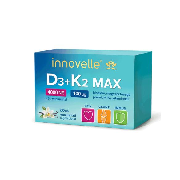 INNOVELLE D3+K2 4000NE RÁGÓTABLETTA 60 db