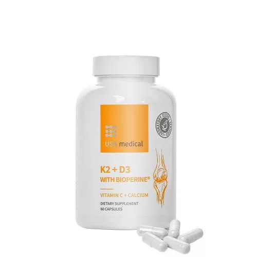 Usa Medical k2+d3 c-vitaminnal kapszula 60 db - 