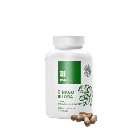 Usa Medical Ginkgo Biloba És Ginzeng Kivonat Kapszula 60Db
