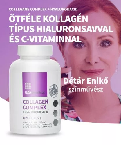 Usa Medical collagen complex+hialuronsav kapszula 60 db - 