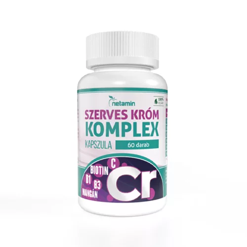 Netamin Szerves króm komplex - Bio és natúr étrendkiegészítők