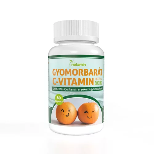 Netamin Gyomorbarát C-vitamin kapszula - Bio és natúr étrendkiegészítők