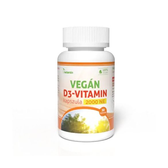 NETAMIN  Vegán D3-vitamin 30 db