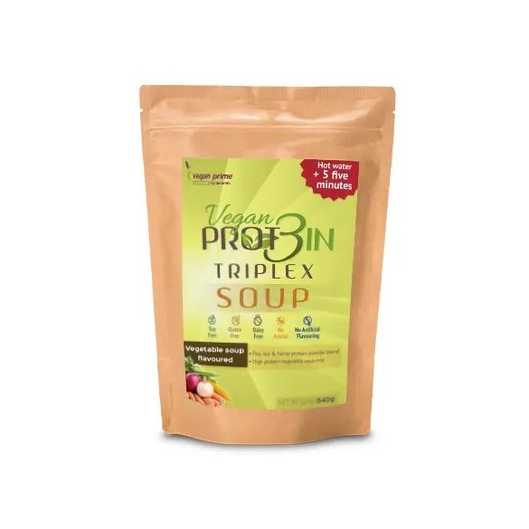 Netamin Vegan Protein Triplex LEVES – instant zöldségleves por 540g