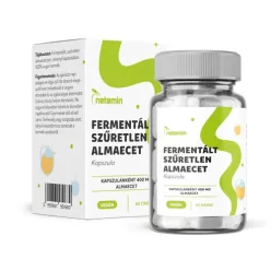 Netamin Fermentált Szűretlen Almaecet kapszula 400 mg 60x - Bio és natúr étrendkiegészítők