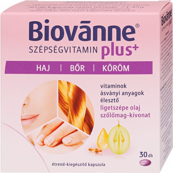 BIOVÁNNE SZÉPSÉG VITAMIN PLUS 30 DB