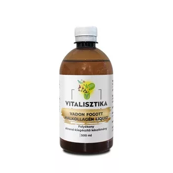 Vitalisztika vadon fogott halkollagén liquid 500 ml - 
